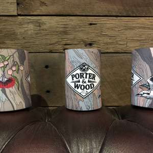 Gum Tree Stubby Cooler Porter & Wood Custom Furniture Australian Cotton Clothing