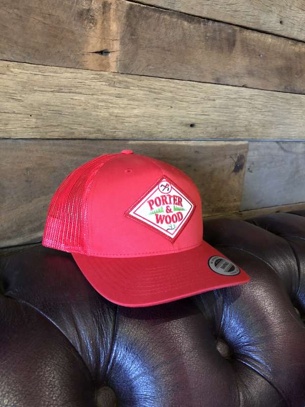Red Trucker Cap - Porter and Wood