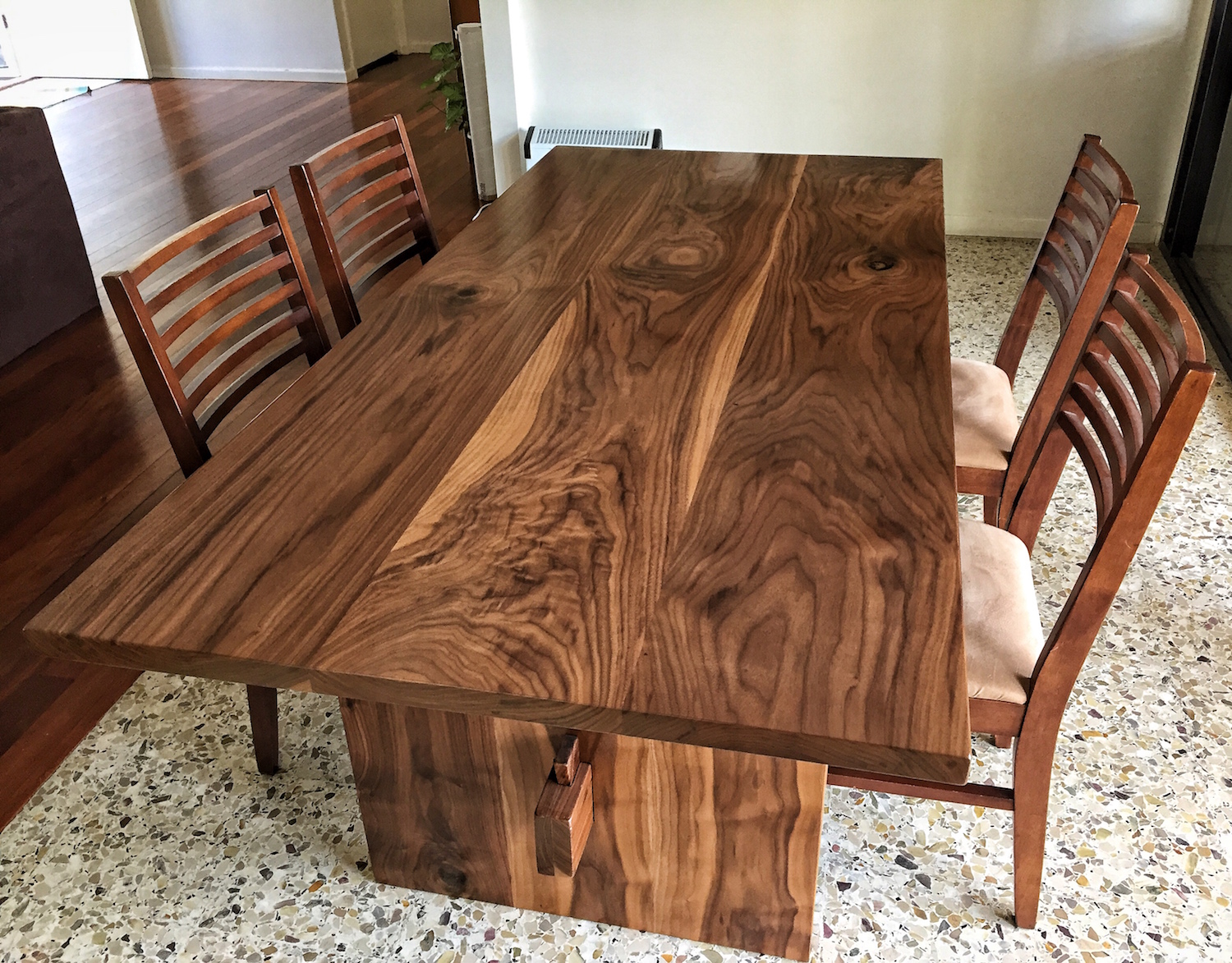 walnut dining table